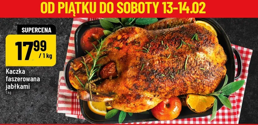 Kaczka faszerowana jabłkami promocja w POLOmarket