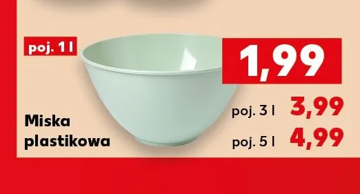 Miska plastikowa 5 l promocja w Kaufland
