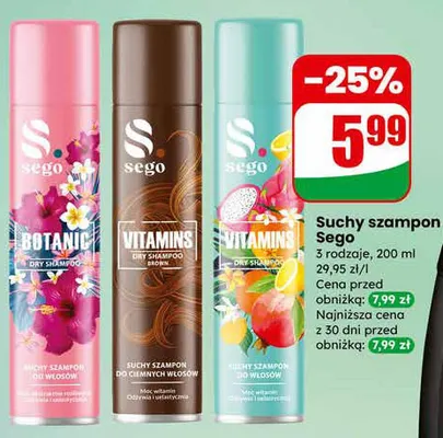 Suchy szampon promocja w Dino