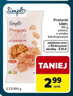 Prażynki solone Simpl promocja w Globi