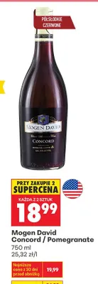Wino Concord promocja w Biedronka