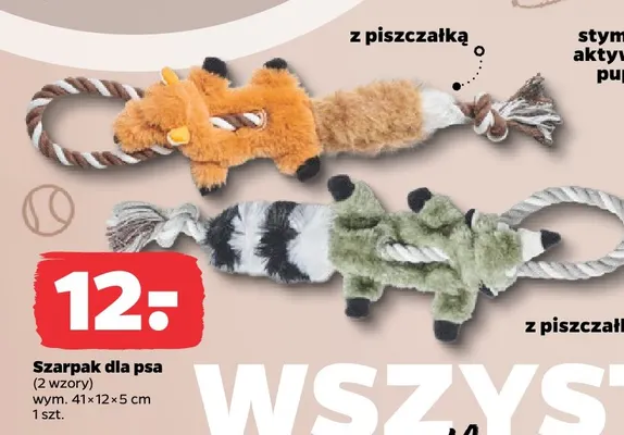 Szarpak dla psa Netto promocja w Netto