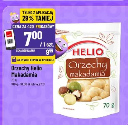 Orzechy Helio Makadamia promocja w POLOmarket