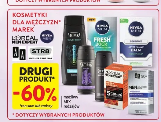 Krem do twarzy L'Oréal Men Expert Men Advanced Sensitive promocja w Intermarche