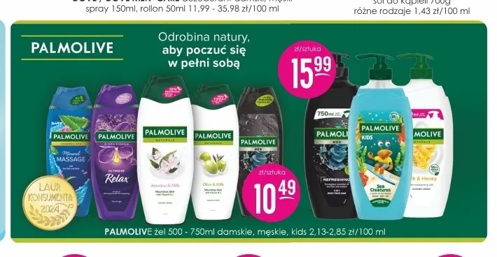 Żel pod prysznic Palmolive promocja w Drogerie Jasmin