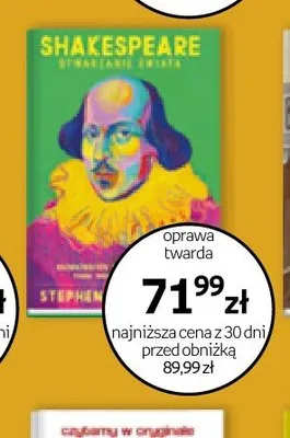 Książka Shakespeare Stwarzanie świata oprawa twarda promocja w Empik