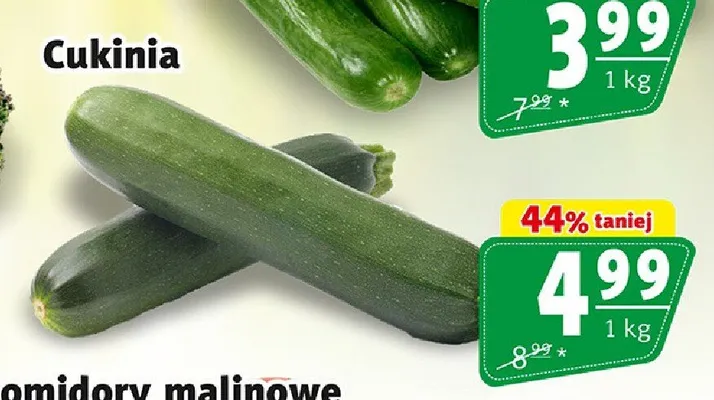 Cukinia promocja w Prim Market