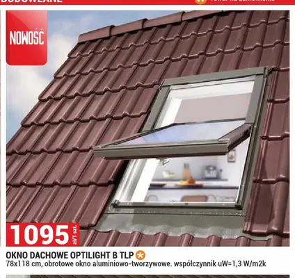 Okno dachowe Optilight B Tlp promocja w Merkury Market