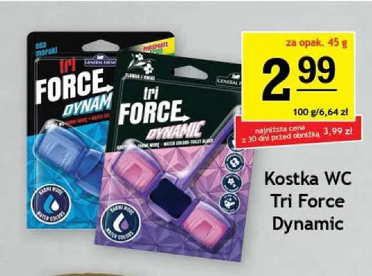 Kostka WC Tri Force Dynamic promocja w Gram Market