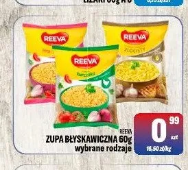 Zupa błyskawiczna o smaku kurczaka Reeva promocja w Tomi Markt