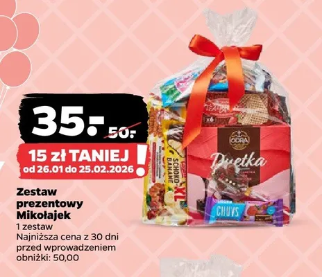 Zestaw prezentowy Mikołajek promocja w Netto