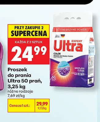 Proszek do prania Ultra promocja w Biedronka