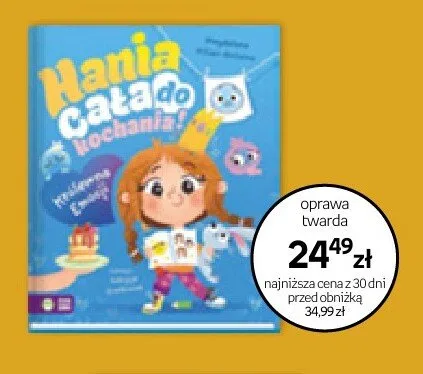 Książka Hania cała do kochania oprawa twarda promocja w Empik