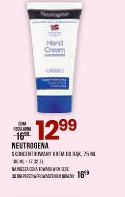 Skoncentrowany krem do rąk Neutrogena promocja w Drogerie Natura