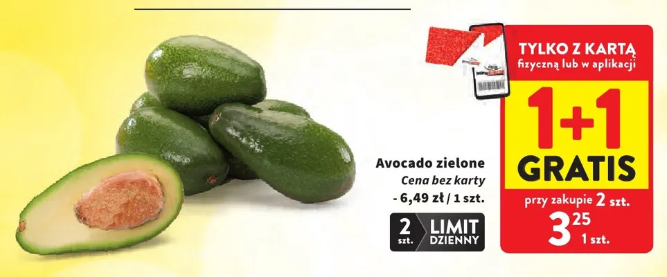 Avocado zielone promocja w Intermarche