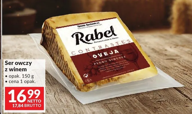 Ser owczy z winem Rabel Contrastes promocja w Makro