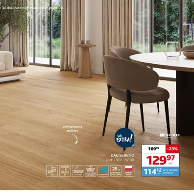 Panele podłogowe Dąb Sereno Senti promocja w Komfort