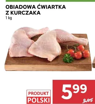 Obiadowa ćwiartka z kurczaka promocja w Stokrotka