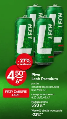 Piwo Lech Premium promocja w Żabka