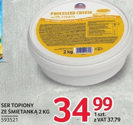 Ser topiony ze śmietanką 593521 promocja w Selgros