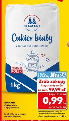 Cukier biały Diamant promocja w Kaufland