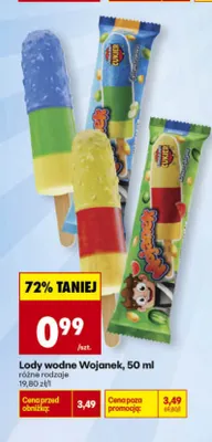 Lody wodne Wojanek promocja w Biedronka
