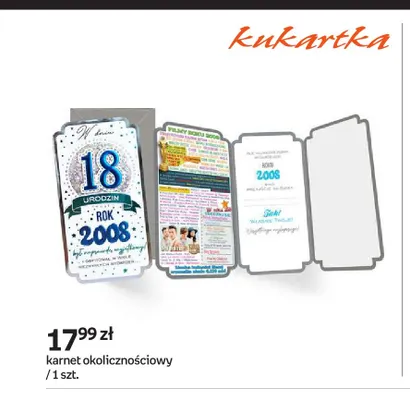 Karnet okolicznościowy Kukartka promocja w Empik