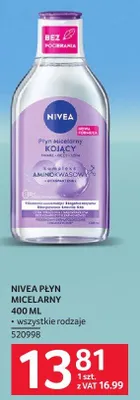 Płyn micelarny Nivea 400 ml - wszystkie rodzaje promocja w Selgros