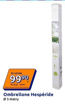 Ombrellone Hespéride Ø 3 metry promocja w Action