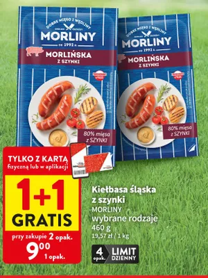 Kiełbasa śląska z szynki Morliny promocja w Intermarche