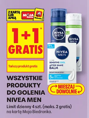 Balsam po goleniu Sensitive Cool Nivea Men promocja w Biedronka