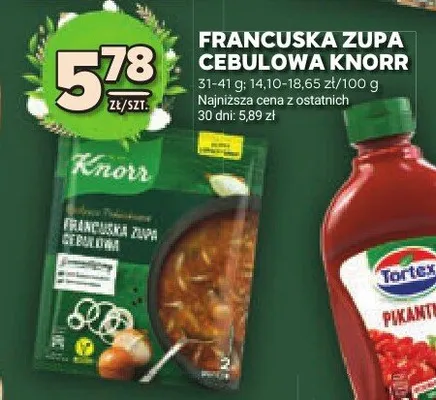 Francuska zupa cebulowa promocja w Stokrotka