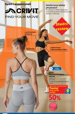 Legginsy sportowe CRIVIT promocja w Lidl