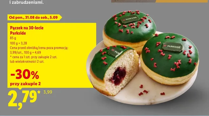 Pączek na 30-lecie Parkside promocja w Lidl