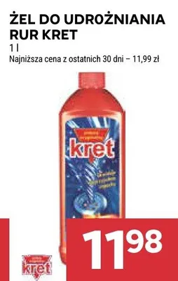 Żel do udrożniania rur promocja w Stokrotka