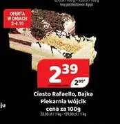 Ciasto Bajka Piekarnia Wójcik promocja w Delfin