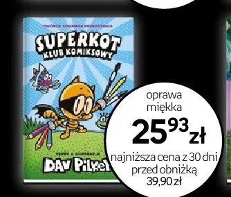 Książka Superkot Klub Komiksowy oprawa miękka promocja w Dzień Dziecka