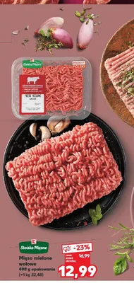 Mięso mielone wołowe Stoisko Mięsne promocja w Kaufland