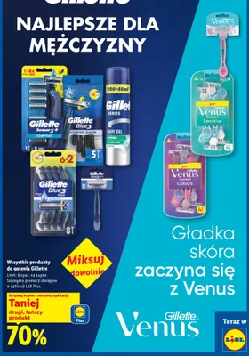 Maszynka do golenia Gillette Venus 3 Colors promocja w Lidl