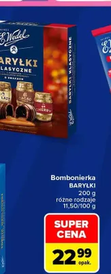 Bombonierka Baryłki E.Wedel promocja w Carrefour