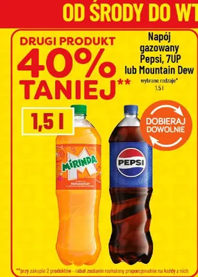Napój gazowany wybrane rodzaje promocja w POLOmarket