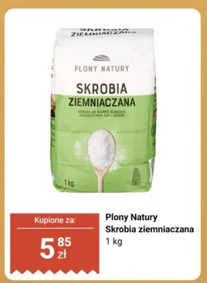 Skrobia ziemniaczana Plony Natury promocja w Biedronka