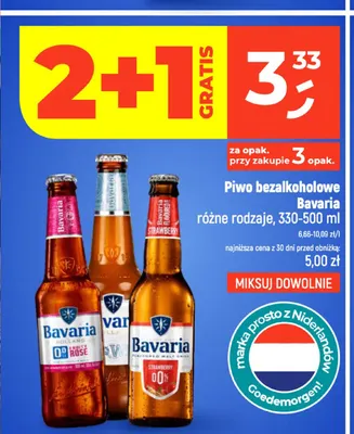 Piwo bezalkoholowe Bavaria Strawberry promocja w Dealz