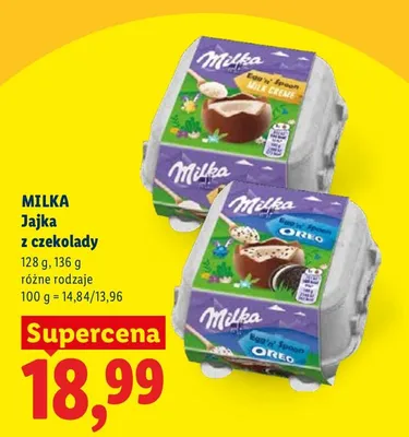 Jajka z czekolady różne rodzaje promocja w Lidl