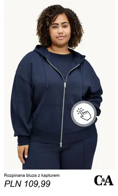 Rozpinana bluza z kapturem C & A promocja w C&A
