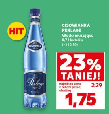 Woda musująca promocja w Kaufland