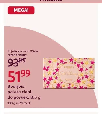 Paleta cieni do powiek Bourjois promocja w Rossmann