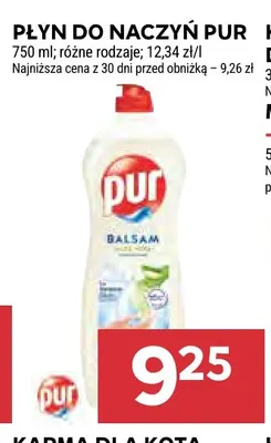 Płyn do naczyń Pur promocja w Stokrotka