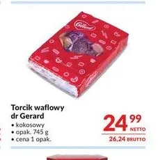 Torcik waflowy dr Gerard kokosowy promocja w Makro
