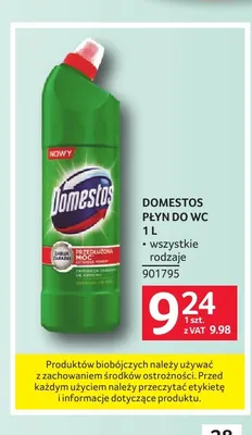 Płyn do WC Domestos promocja w Selgros